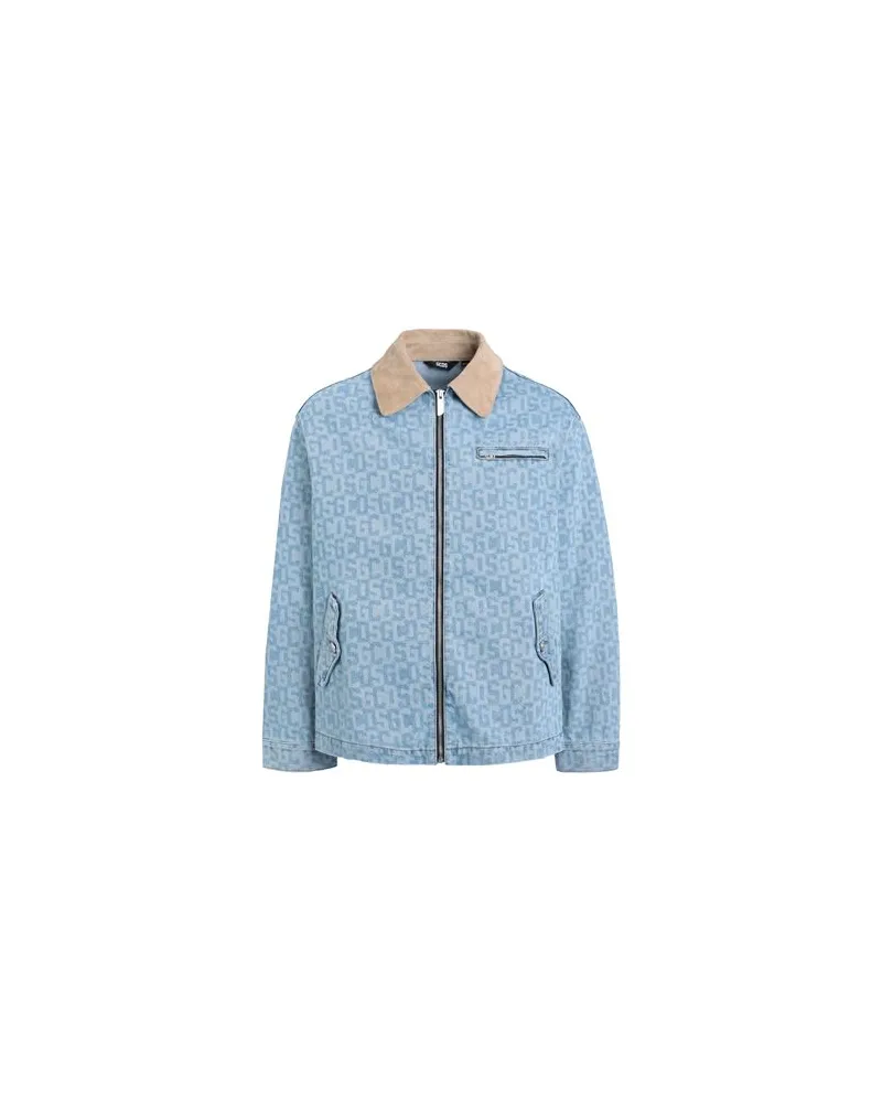 GCDS JACKEN & MÄNTEL - Jeansjacken/Mäntelauf YOOX.COM Blau