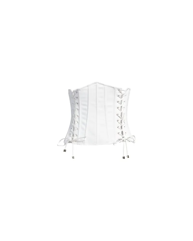 Elisabetta Franchi TOPS - Topsauf YOOX.COM Weiß