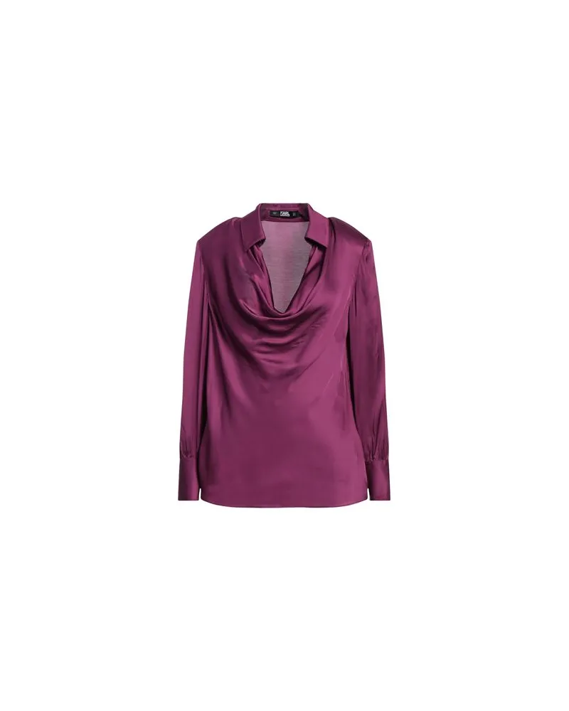 Karl Lagerfeld TOPS - Topsauf YOOX.COM Pflaume