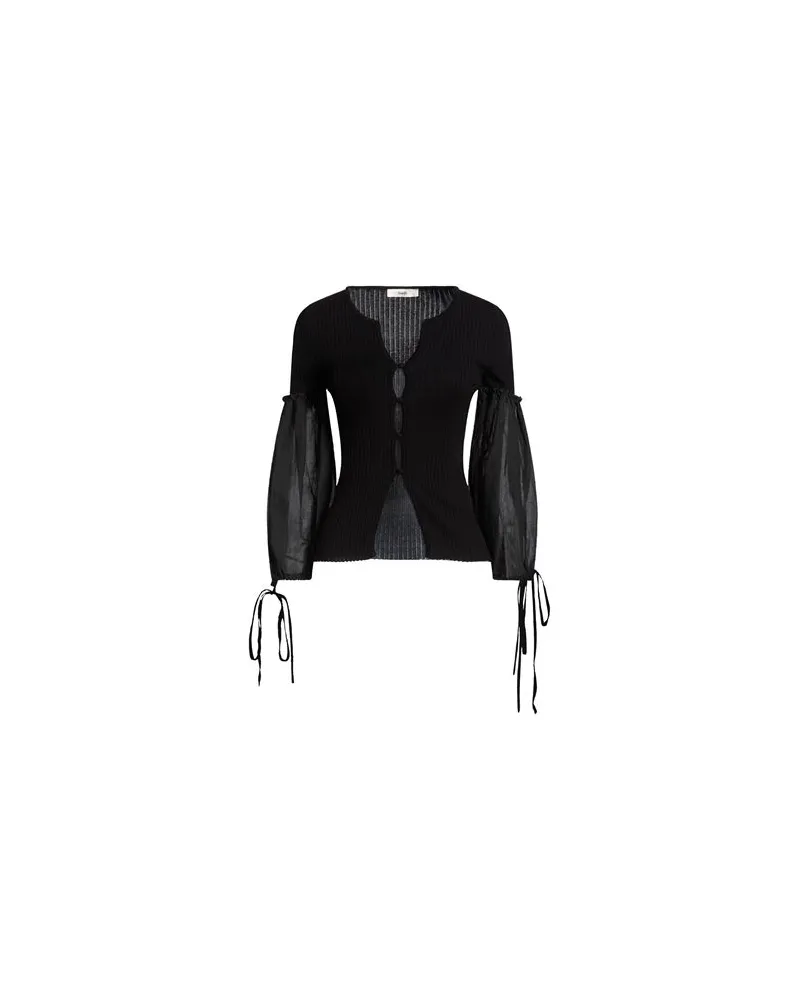 Suoli STRICKWAREN - Strickjackenauf YOOX.COM Schwarz