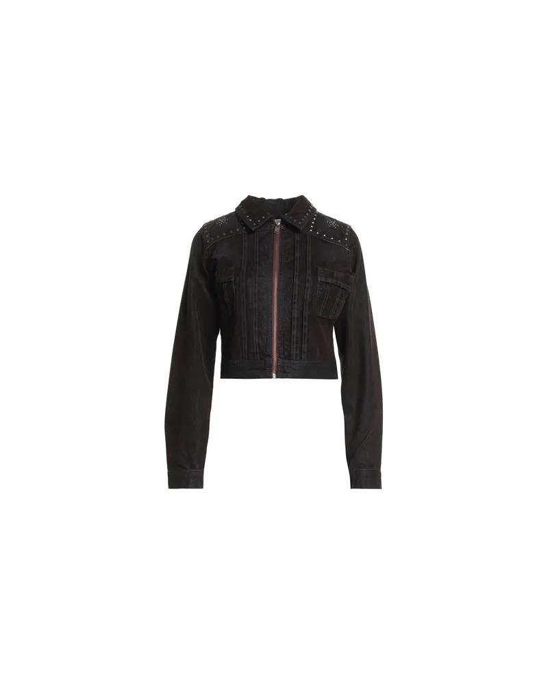 Guess JACKEN & MÄNTEL - Jeansjacken/Mäntelauf YOOX.COM Dunkelbraun