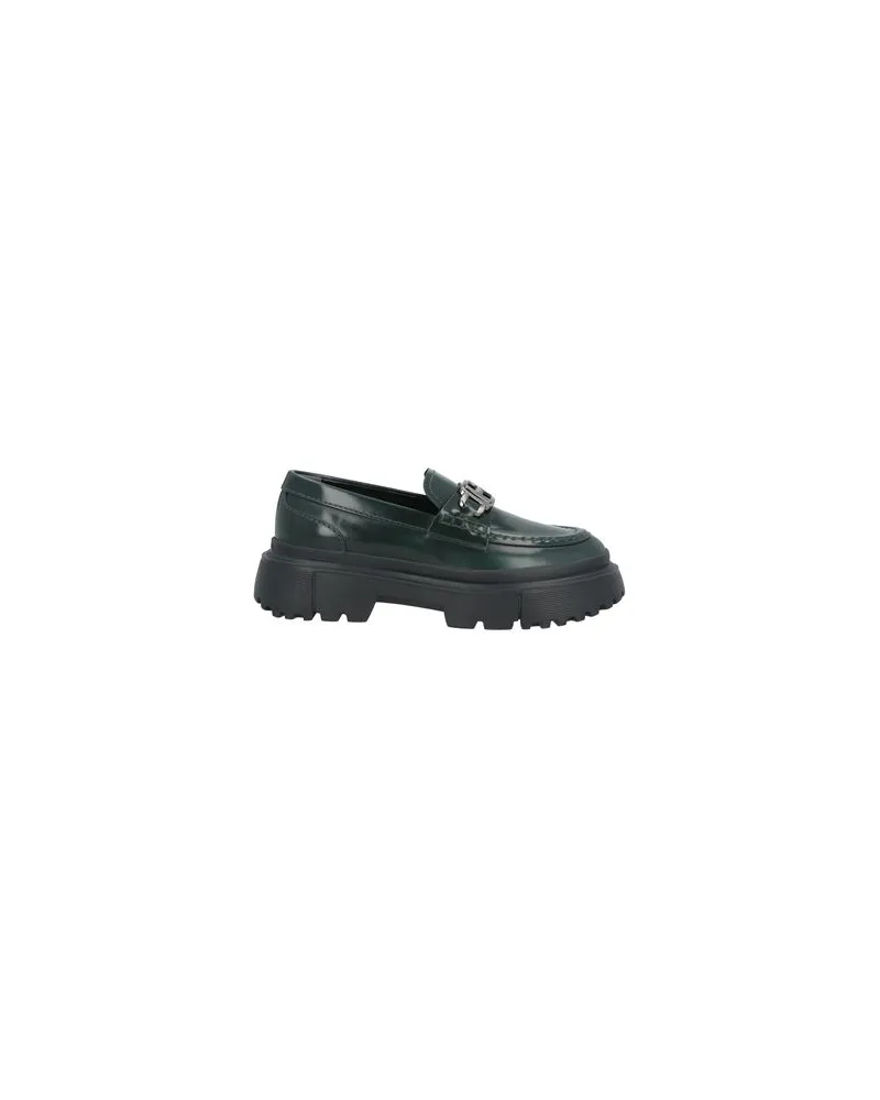 Hogan SCHUHE - Mokassinsauf YOOX.COM Grün