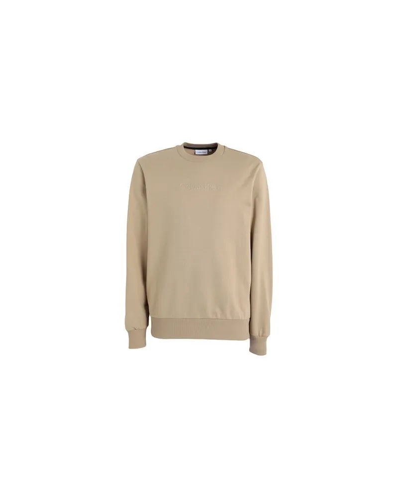 Calvin Klein TOPS - Sweatshirtsauf YOOX.COM Sand