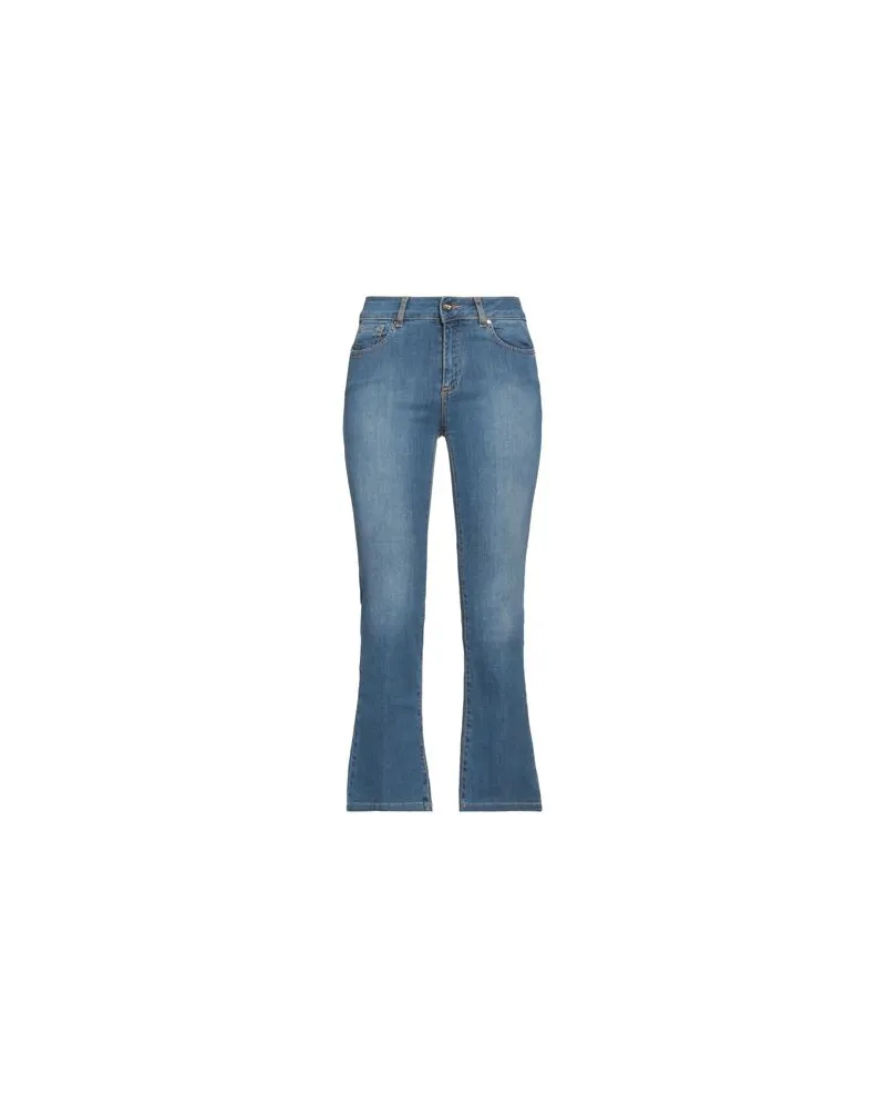 Fracomina JEANS - HOSEN & RÖCKE - Jeanshosenauf YOOX.COM Blau