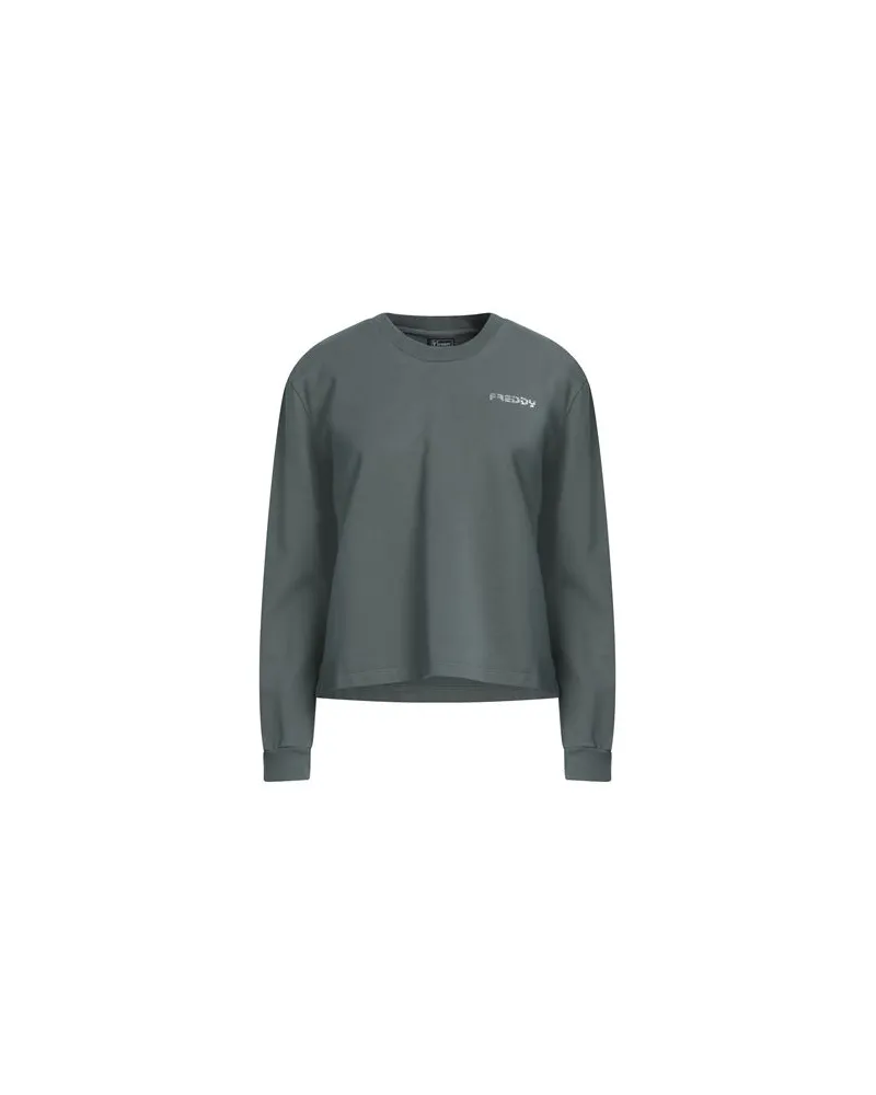 Freddy TOPS - Sweatshirtsauf YOOX.COM Blei