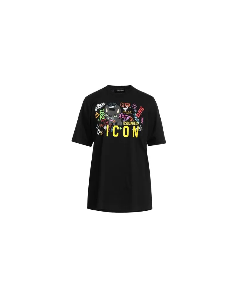 Dsquared2 ICON - TOPS - T-shirtsauf YOOX.COM Schwarz
