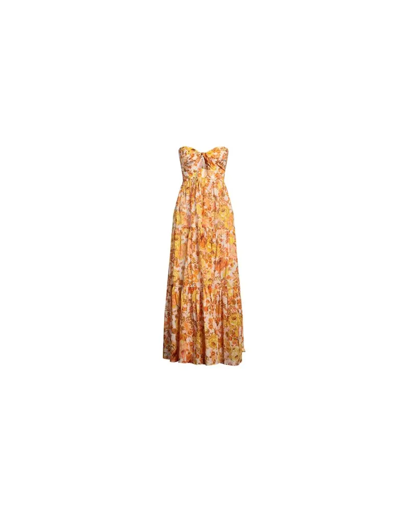 Zimmermann KLEIDER - Midi-Kleiderauf YOOX.COM Orange