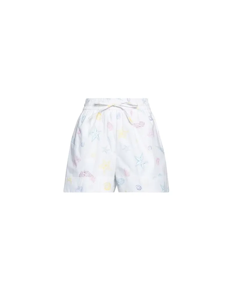 Ganni HOSEN & RÖCKE - Shorts & Bermudashortsauf YOOX.COM Weiß