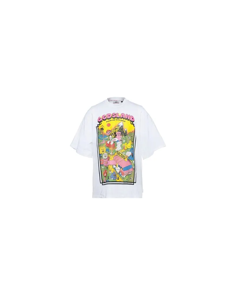 GCDS TOPS - T-shirtsauf YOOX.COM Weiß