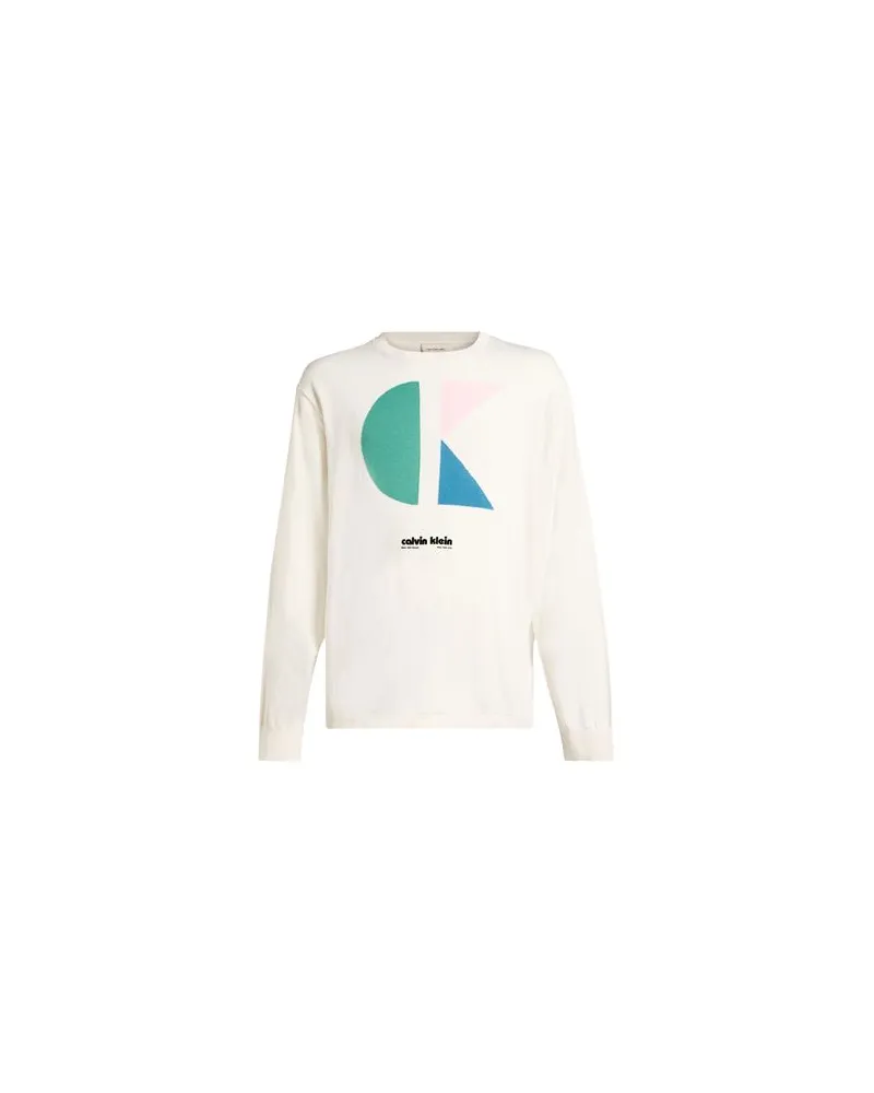 Calvin Klein STRICKWAREN - Pulloverauf YOOX.COM Weiß