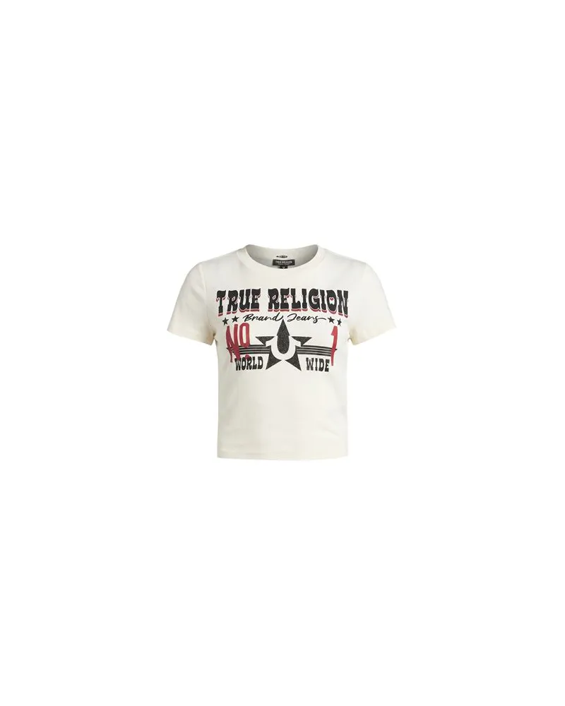 True Religion TOPS - T-shirtsauf YOOX.COM Cremeweiß