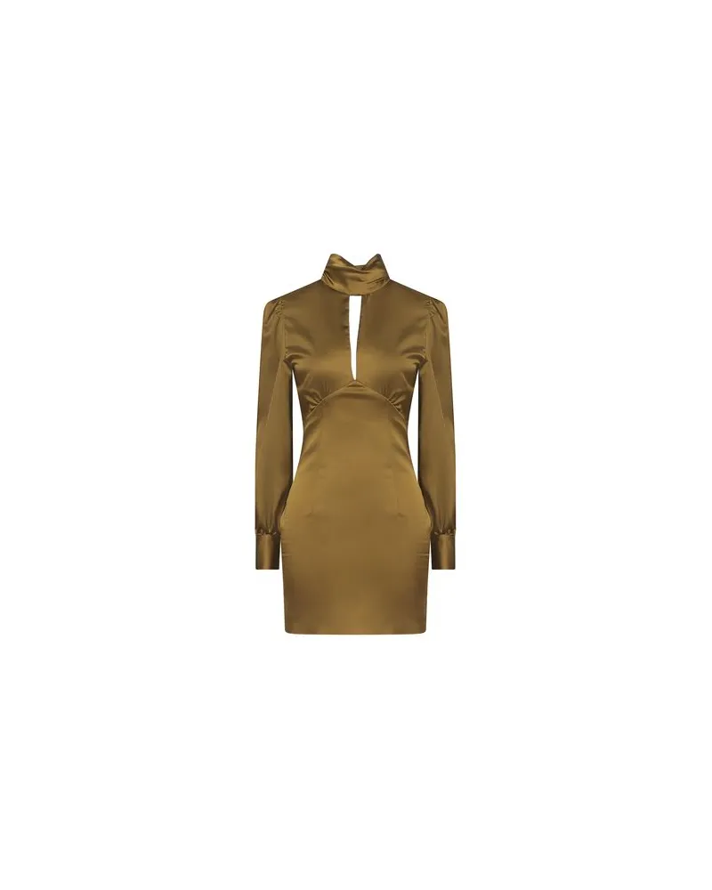 NINEMINUTES KLEIDER - Mini-Kleiderauf YOOX.COM Militärgrün