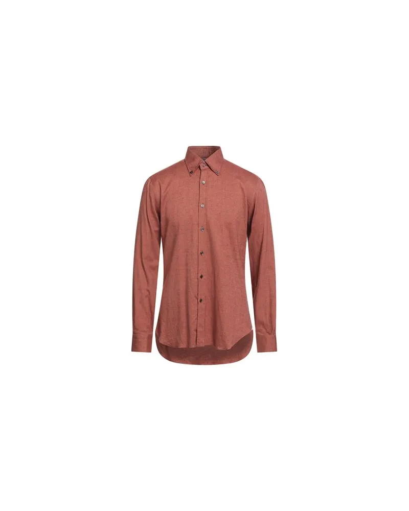 BARBA TOPS - Hemdenauf YOOX.COM Rostrot