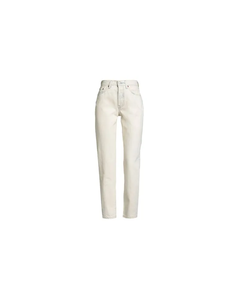 Levi's HOSEN & RÖCKE - Jeanshosenauf YOOX.COM Elfenbein