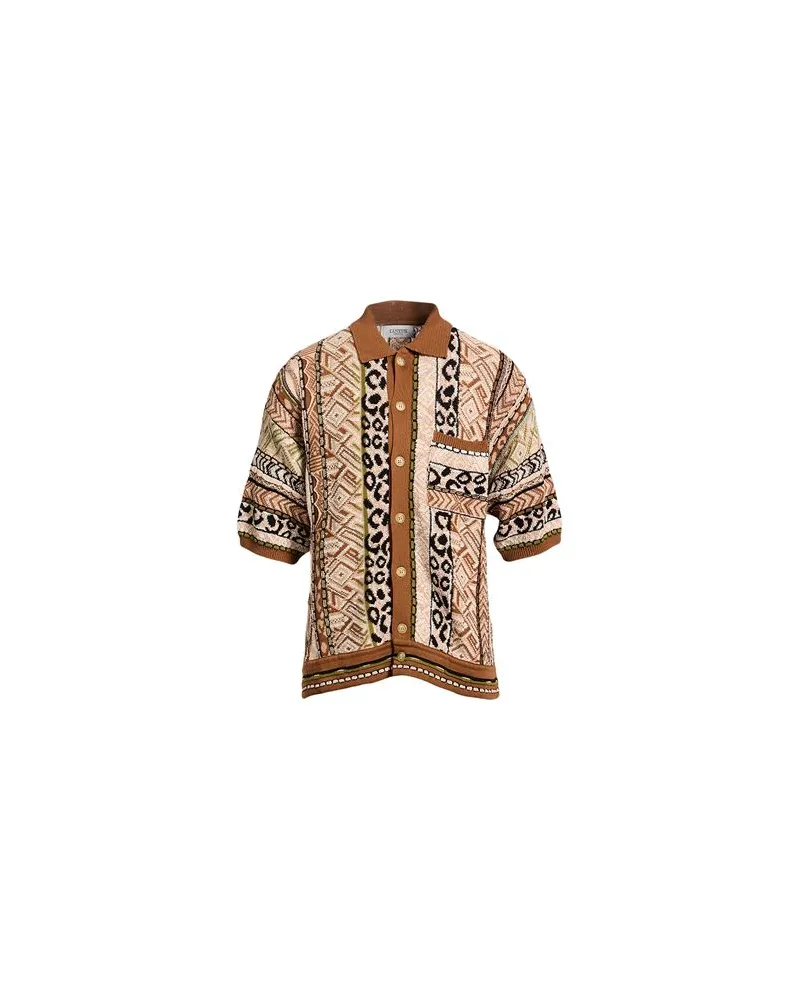 Laneus STRICKWAREN - Strickjackenauf YOOX.COM Kamel