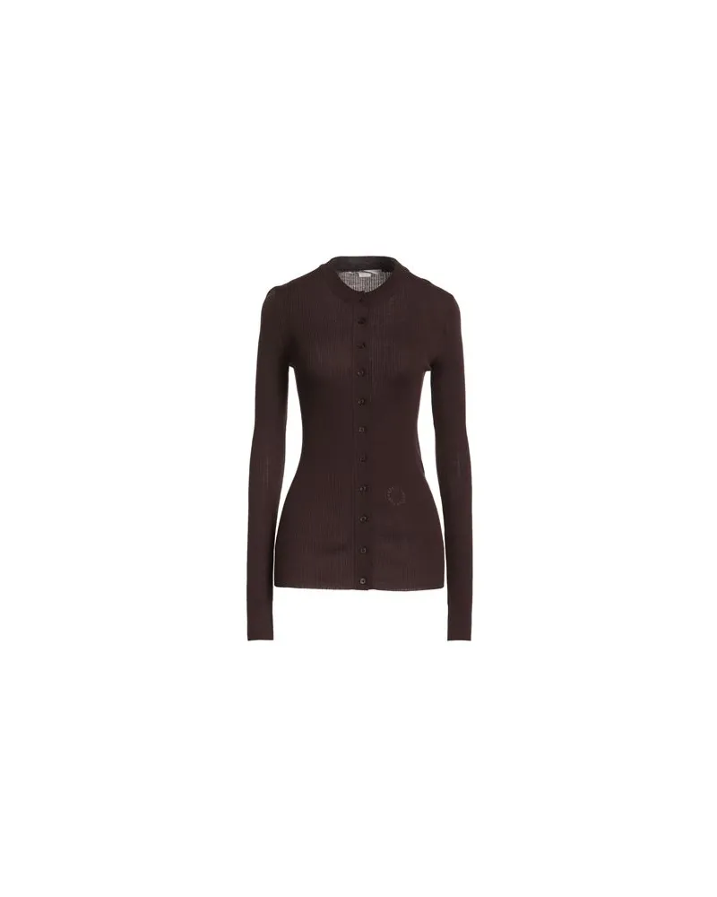Stella McCartney STRICKWAREN - Strickjackenauf YOOX.COM Dunkelbraun