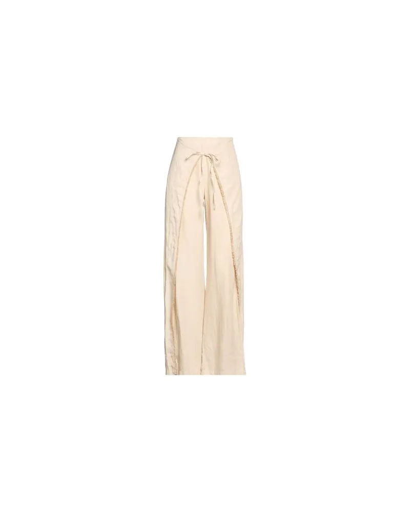 120% Lino HOSEN & RÖCKE - Hosenauf YOOX.COM Beige