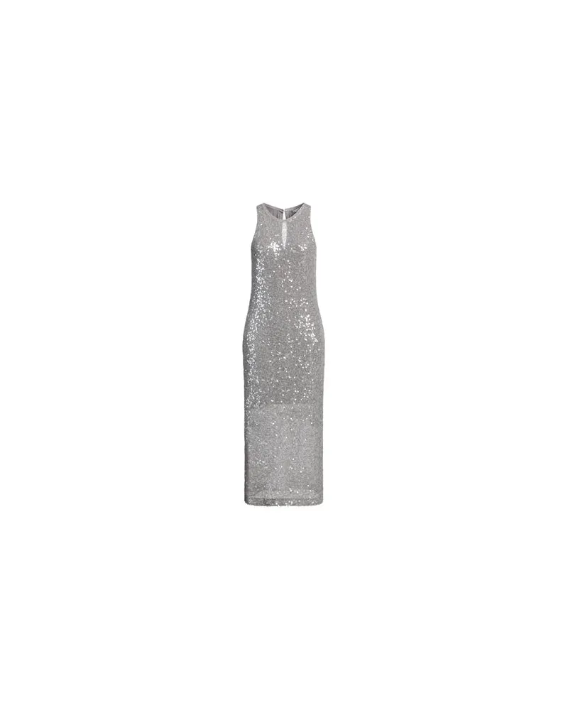 Caractère KLEIDER - Maxi-Kleiderauf YOOX.COM Grau