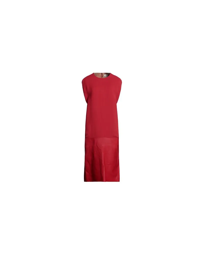 QUIRA KLEIDER - Midi-Kleiderauf YOOX.COM Rot