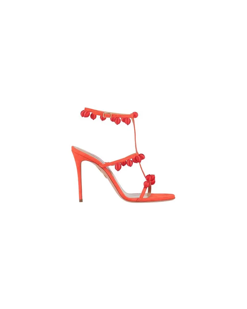 Aquazzura SCHUHE - Sandalenauf YOOX.COM Tomatenrot