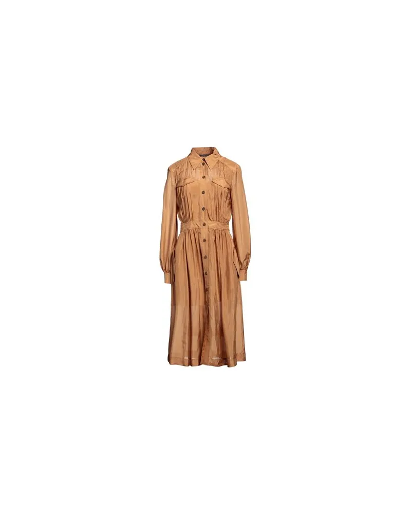Alberta Ferretti KLEIDER - Midi-Kleiderauf YOOX.COM Kamel