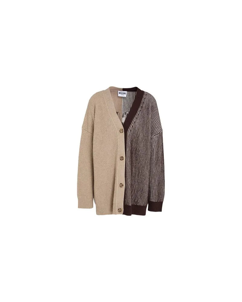 Moschino STRICKWAREN - Strickjackenauf YOOX.COM Braun