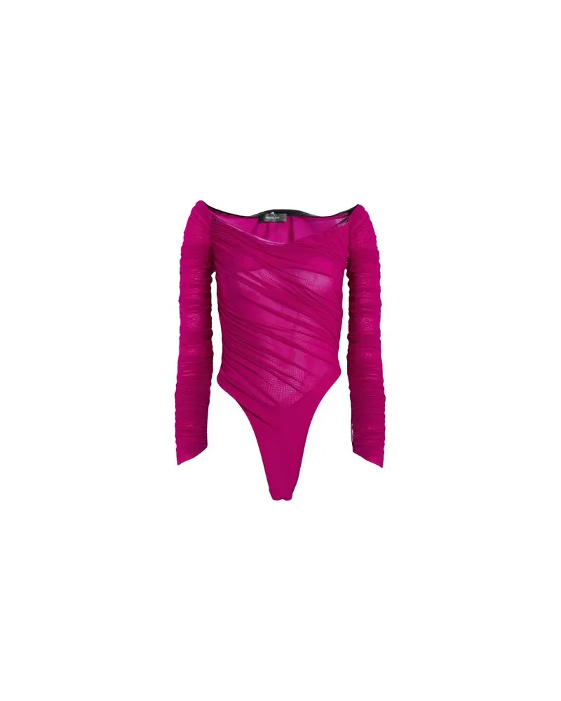 Thierry Mugler TOPS - Bodysuitsauf YOOX.COM Magenta