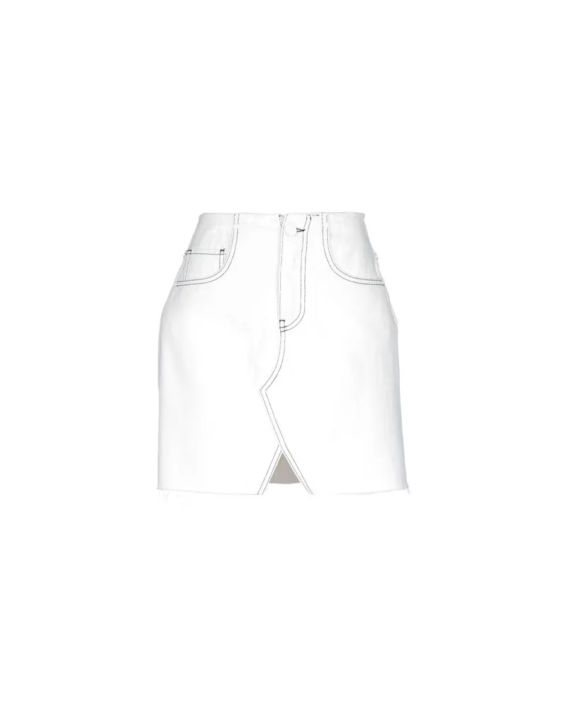 P_Jean HOSEN & RÖCKE - Jeansröckeauf YOOX.COM Weiß