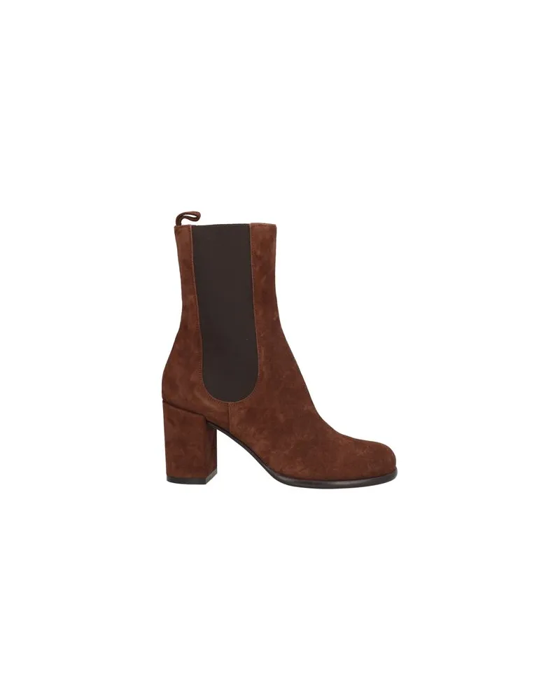 Sergio Rossi SCHUHE - Stiefelettenauf YOOX.COM Schokobraun