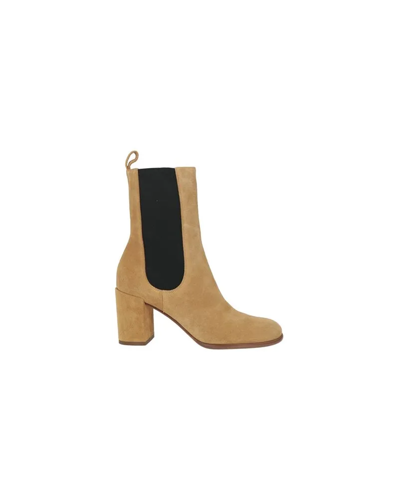 Sergio Rossi SCHUHE - Stiefelettenauf YOOX.COM Kamel