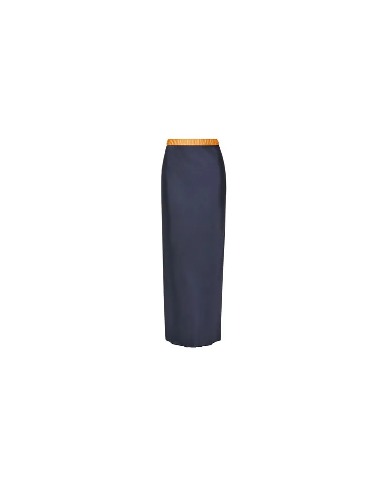 Helmut Lang HOSEN & RÖCKE - Maxi-Röckeauf YOOX.COM Nachtblau