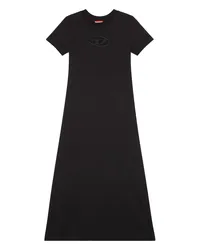 Diesel Maxi-Kleid Schwarz