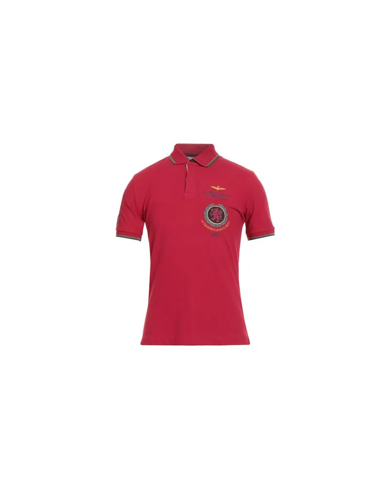 Aeronautica Militare TOPS - Poloshirtsauf YOOX.COM Rot