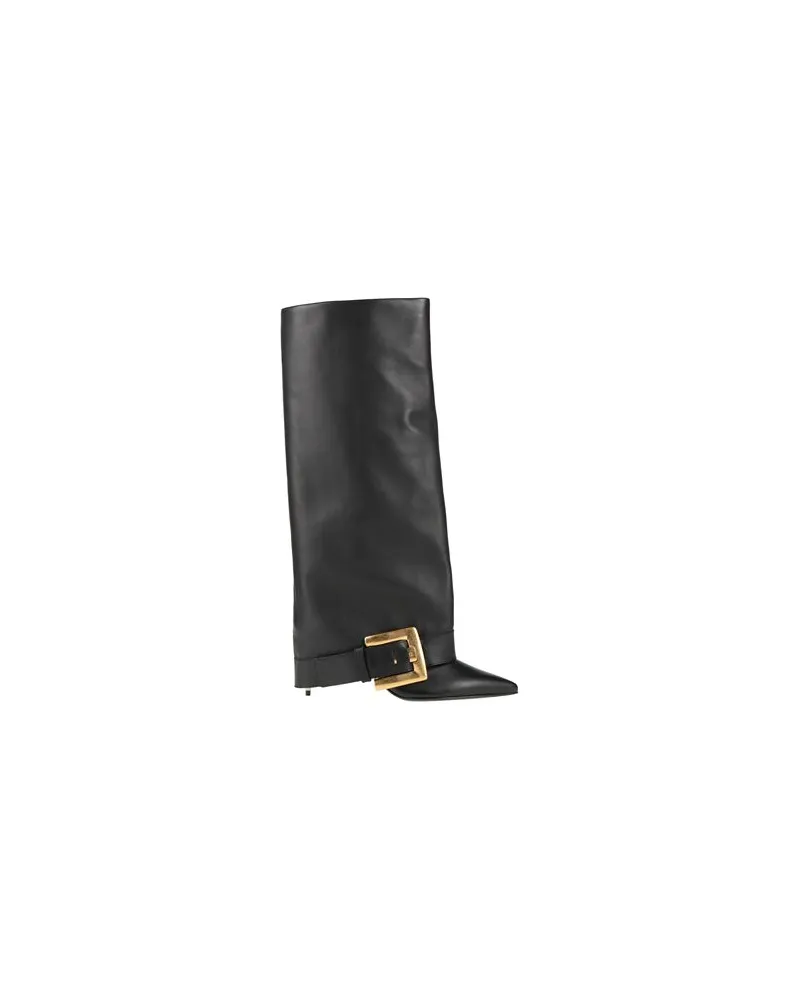 Balmain SCHUHE - Stiefelauf YOOX.COM Schwarz