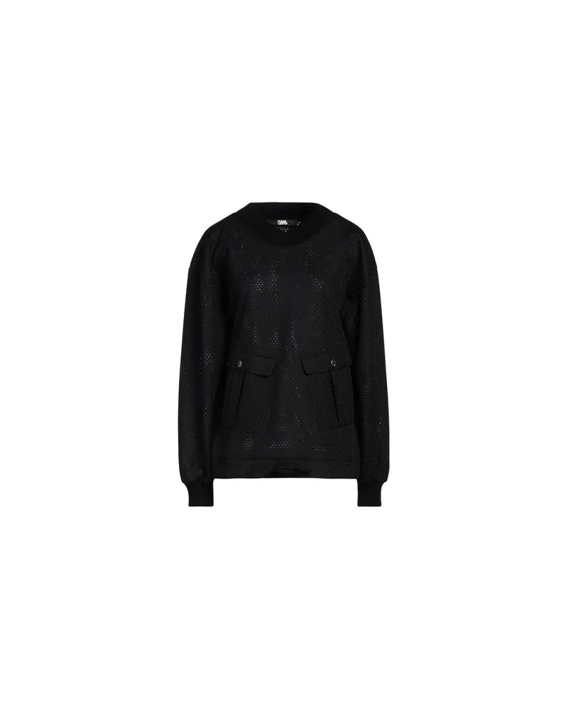 Karl Lagerfeld TOPS - Sweatshirtsauf YOOX.COM Schwarz