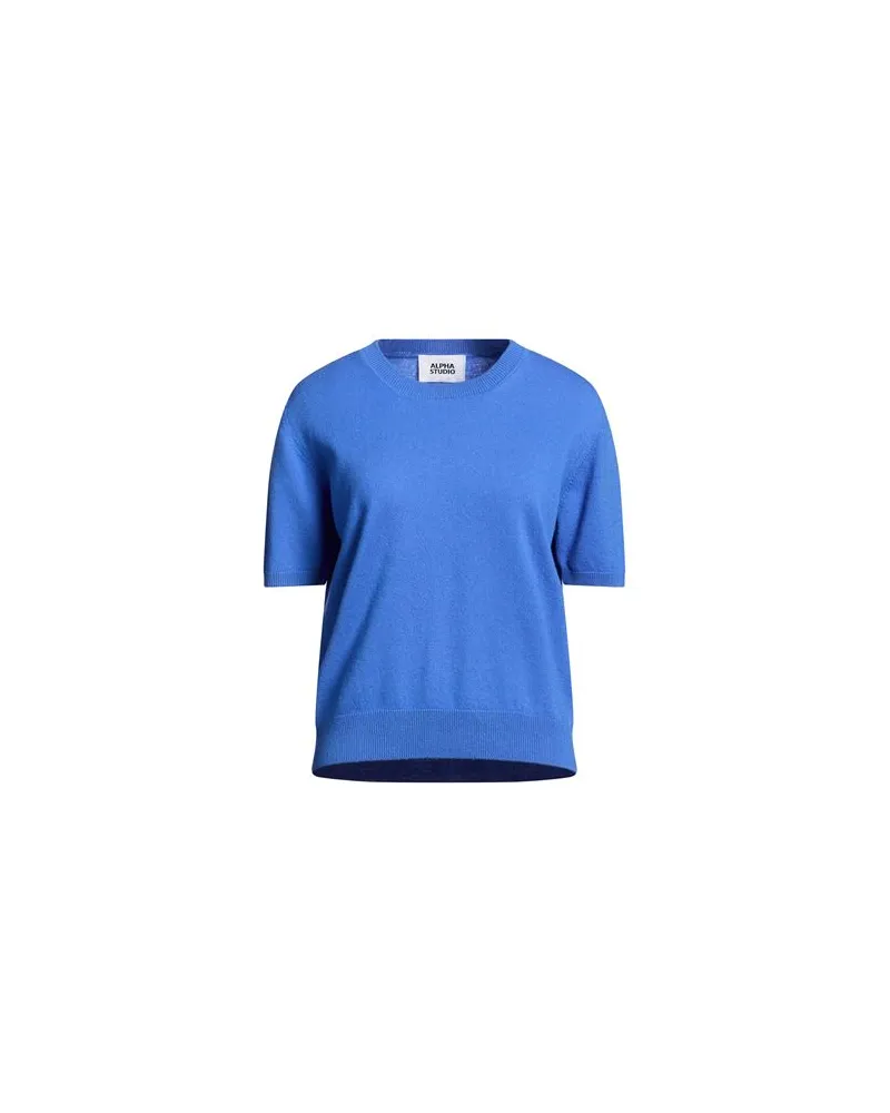 Alpha Studio STRICKWAREN - Pulloverauf YOOX.COM Hellblau