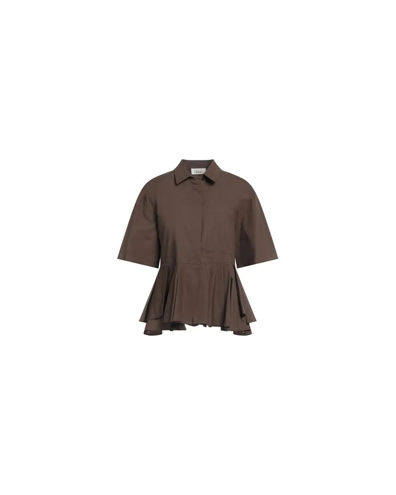 MEIMEIJ TOPS - Hemdenauf YOOX.COM Schokobraun