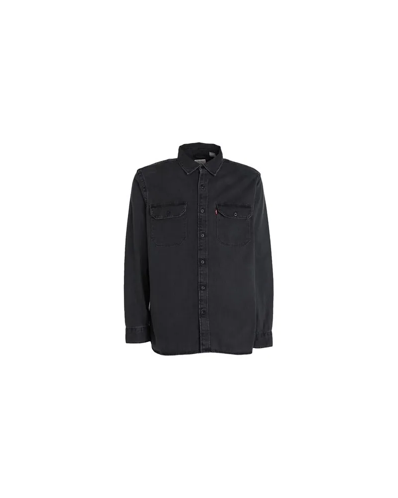 Levi's JACKSON WORKER BLACKS  - TOPS - Jeanshemdenauf YOOX.COM Schwarz