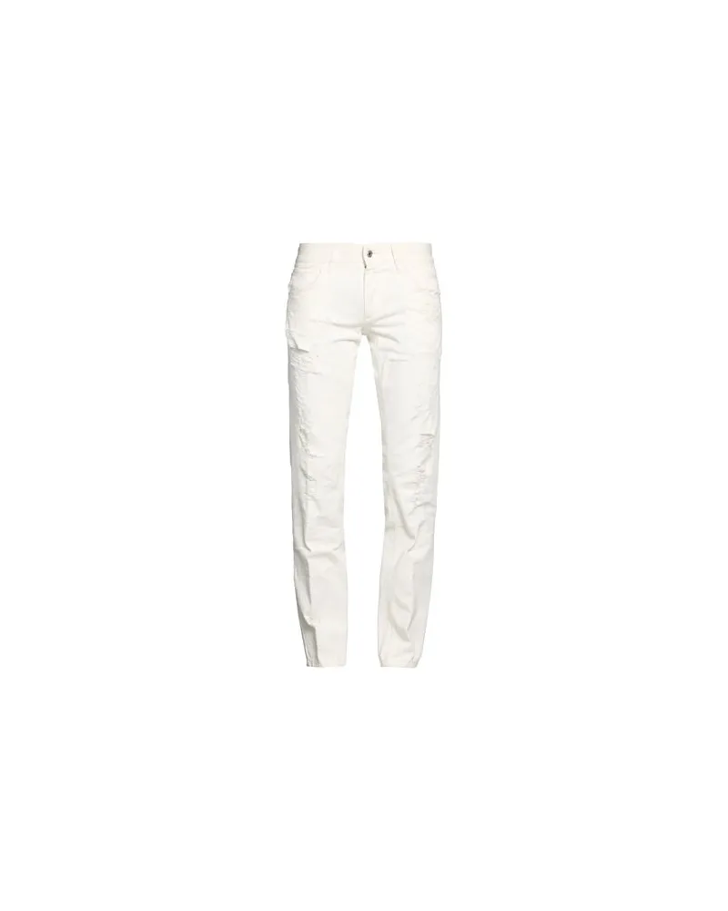 Dolce & Gabbana HOSEN & RÖCKE - Jeanshosenauf YOOX.COM Elfenbein