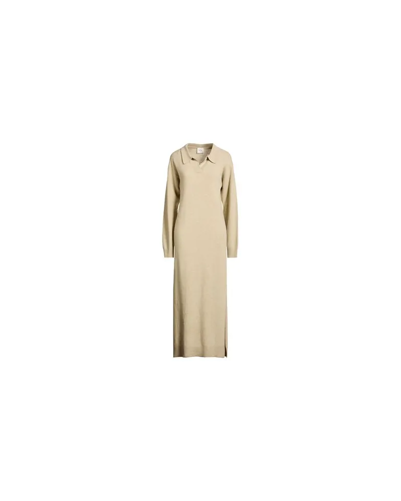 ALYSI CRÈME - KLEIDER - Maxi-Kleiderauf YOOX.COM Salbeigrün