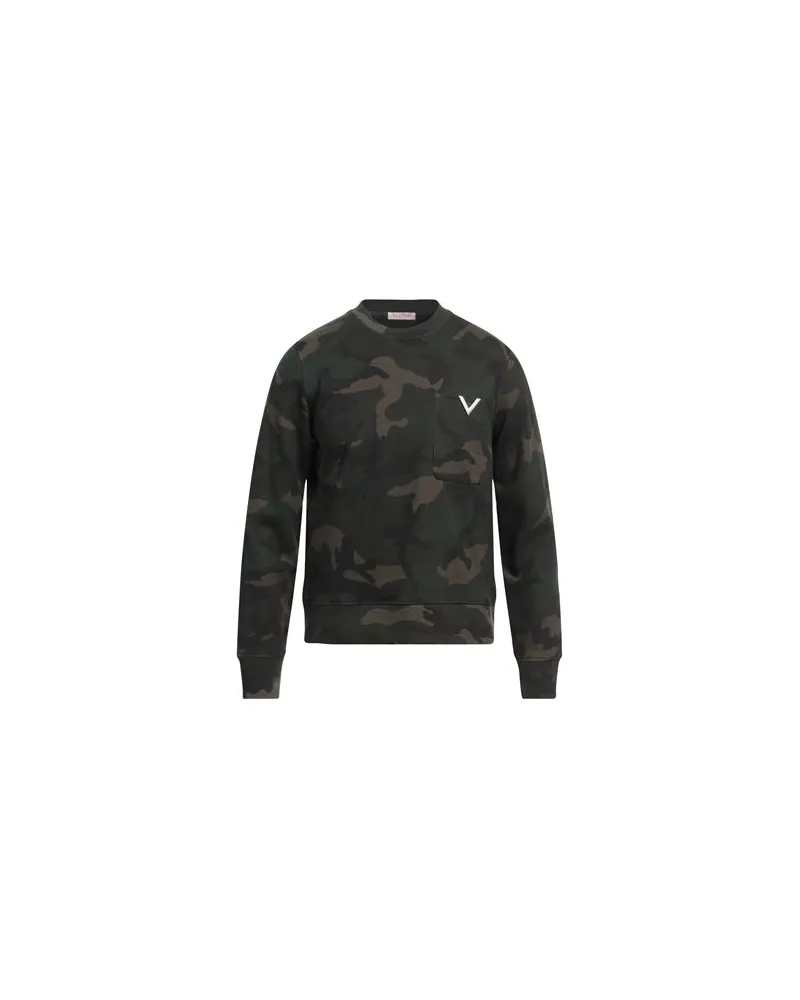 Valentino Garavani TOPS - Sweatshirtsauf YOOX.COM Militärgrün