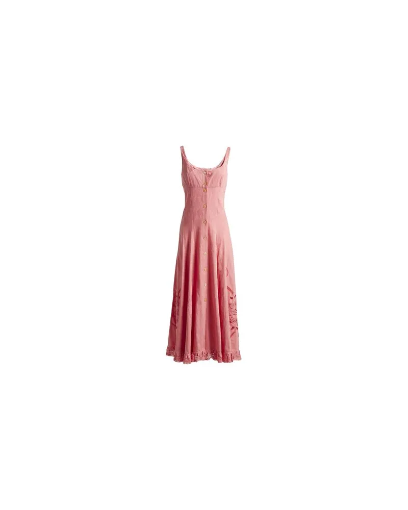 Marine Serre KLEIDER - Maxi-Kleiderauf YOOX.COM Koralle