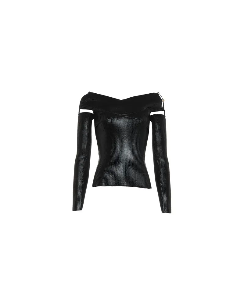 Versace Jeans STRICKWAREN - Pulloverauf YOOX.COM Schwarz