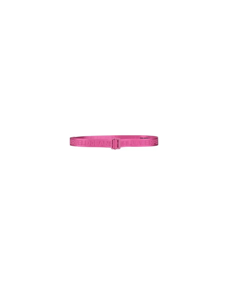 Karl Lagerfeld WEBBING BELT  - Kleinlederwaren - Gürtelauf YOOX.COM Fuchsia