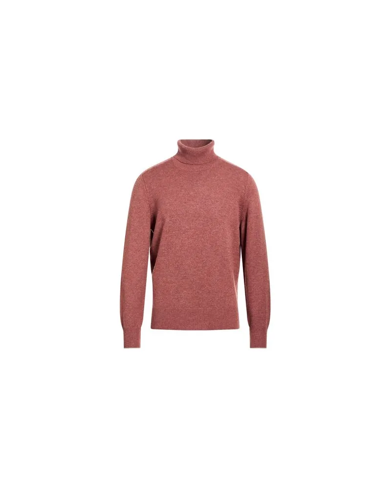 Brunello Cucinelli STRICKWAREN - Rollkragenpulloverauf YOOX.COM Rostrot