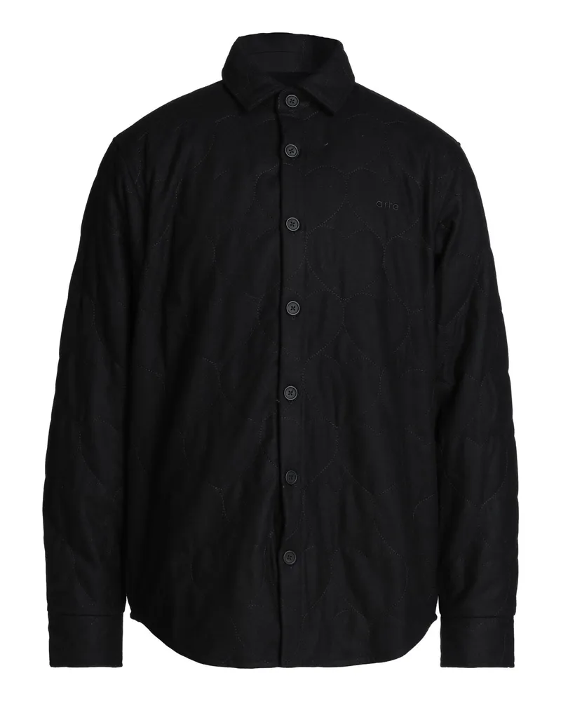 Arte Antwerp Stockton Padded Shirt Hemd Schwarz