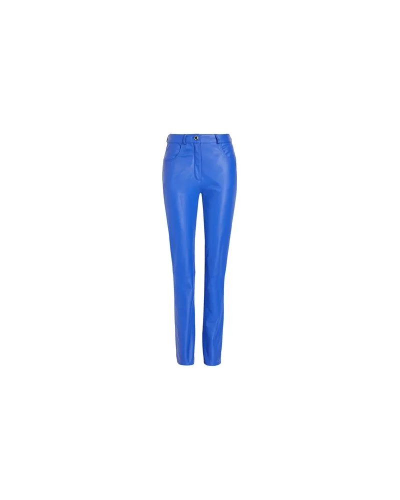 8 by Yoox LEATHER SKINNY FIT PANT  - HOSEN & RÖCKE - Hosenauf YOOX.COM Königsblau