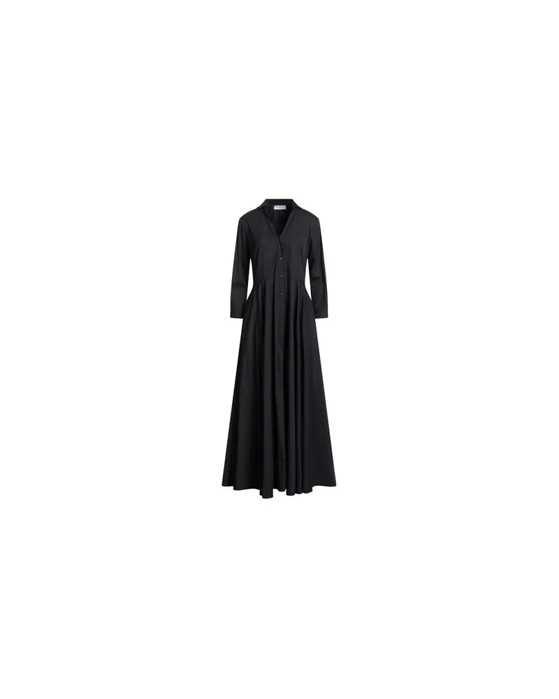 Aglini KLEIDER - Maxi-Kleiderauf YOOX.COM Schwarz