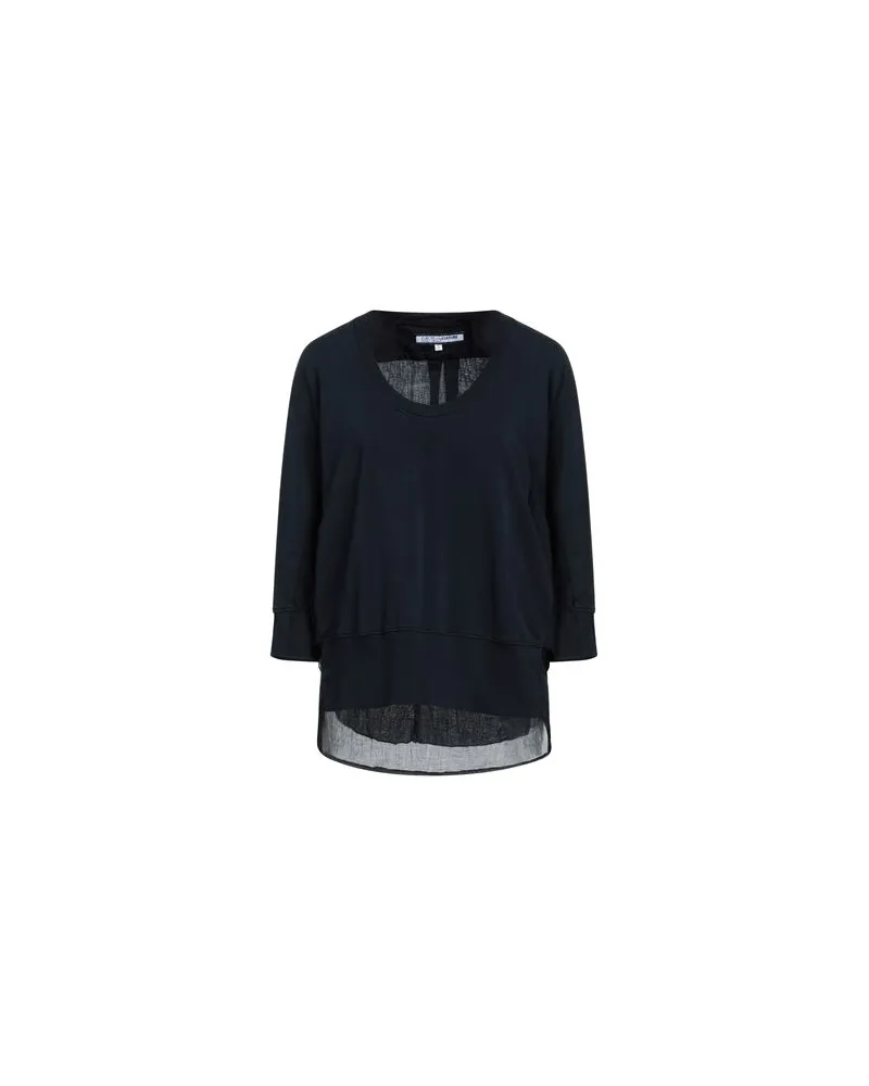 European Culture TOPS - Sweatshirtsauf YOOX.COM Nachtblau
