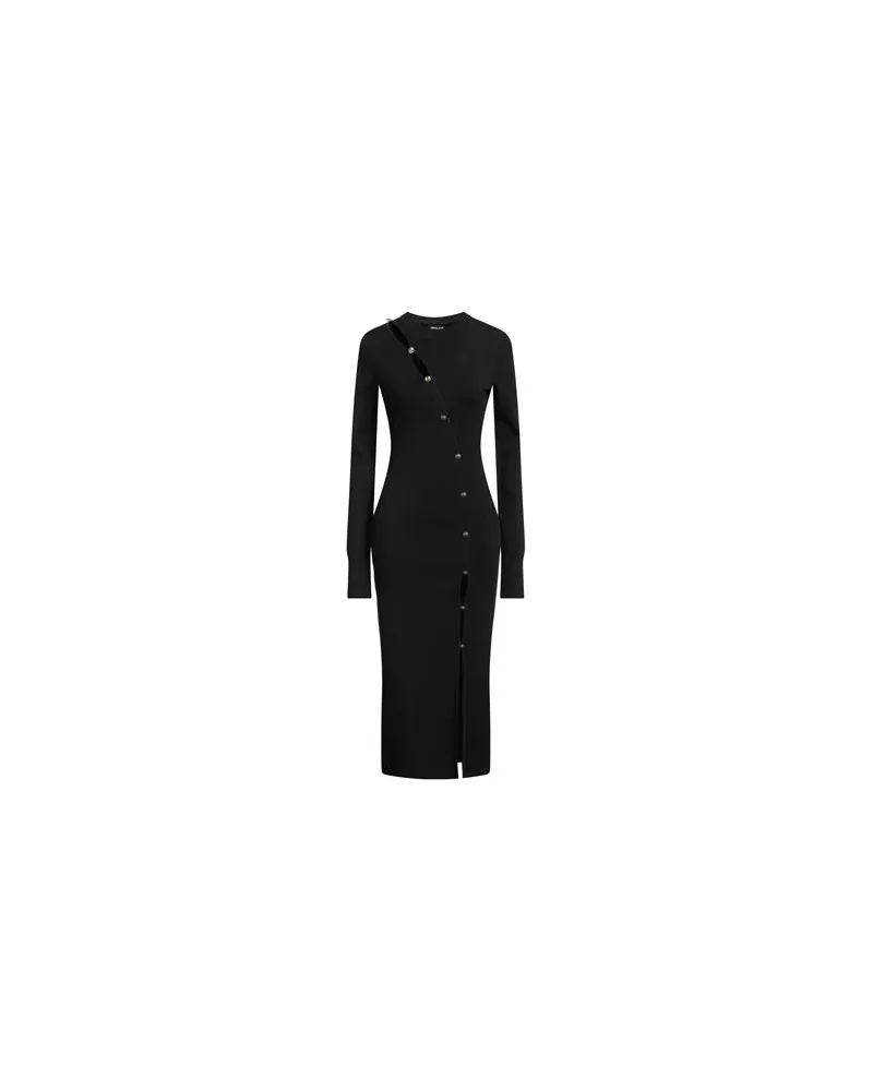 Versace Jeans KLEIDER - Midi-Kleiderauf YOOX.COM Schwarz